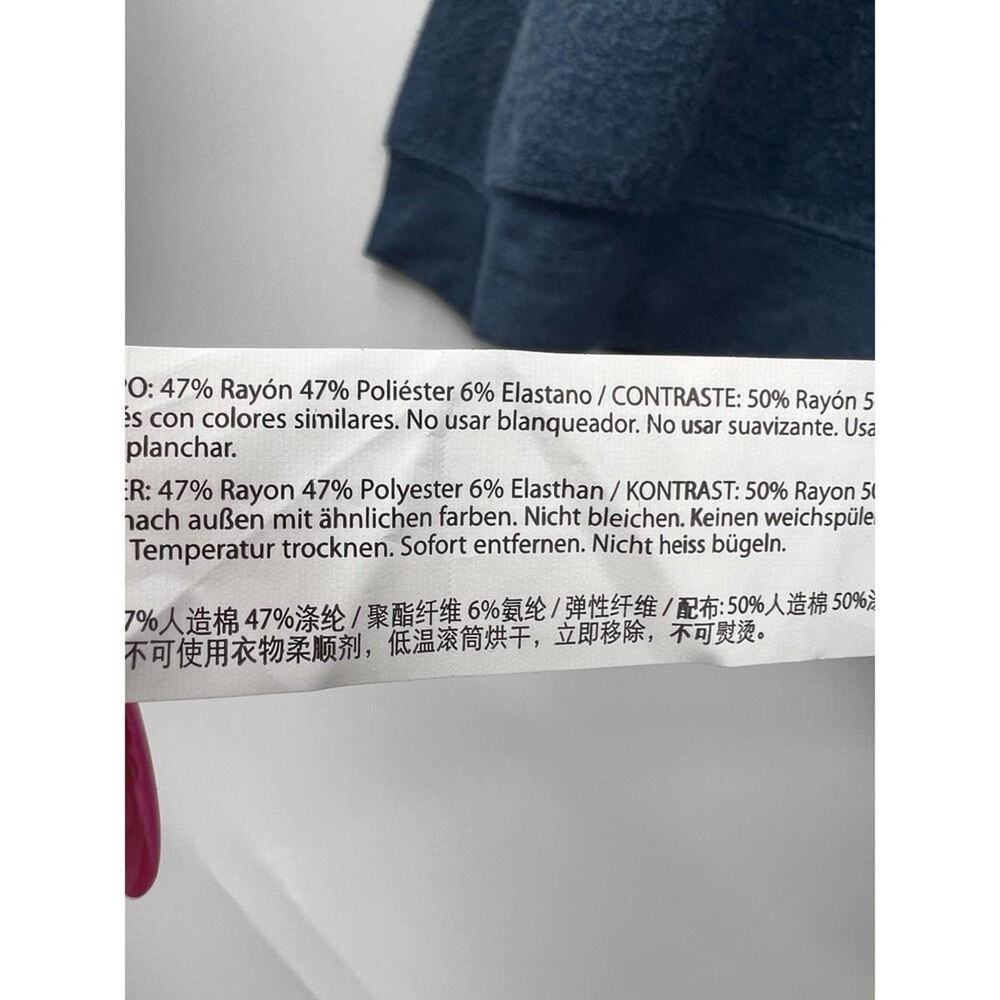 Wildfox Sweatshirt Women's Freedom Rainbow Pullover Stretch Blue Size L‎ New - Picture 7 of 8